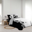 Parure de couette imprimée 220 x 240 cm + 2 taies 100% coton 57 fils Stormi, image n° 4
