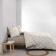 Parure de couette réversible + 240 x 220 cm coton 57 fils + 2 taies Mareva, image n° 4