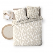Parure de couette réversible + 240 x 220 cm coton 57 fils + 2 taies Mareva, image n° 5