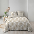 Parure de couette réversible + 260 x 240 cm coton 57 fils + 2 taies Nebulla, image n° 3