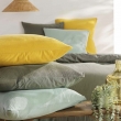 Parure de lit 140 x 200 cm double gaze coton uni 57 fils Angelia Rose, image n° 3