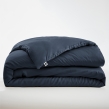 Parure de lit 240 x 220 cm 100% viscose de bambou 120 fils SALOM&Eacute; Minuit + drap-housse 140 x 190 cm, image n° 6