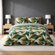 Parure de lit 240 x 220 cm coton 42 fils imprim&eacute; Swany + 2 taies, image n° 1