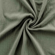 Parure de lit 240 x 220 cm double gaze coton uni 57 fils Angelia Kaki, image n° 2