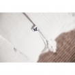 Parure de lit 240 x 220 cm Double gaze de coton GA&Iuml;A Blanc + 2 taies 60x60 cm, image n° 6