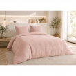 Parure de lit 240 x 220 cm Double gaze de coton GA&Iuml;A Guimauve + 2 taies 60x60 cm, image n° 1
