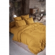 Parure de lit 240 x 220 cm Double gaze de coton GA&Iuml;A Safran + 2 taies 60x60 cm, image n° 3