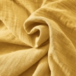 Parure de lit 240 x 220 cm Double gaze de coton GA&Iuml;A Safran + 2 taies 60x60 cm, image n° 7