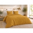 Parure de lit 240 x 220 cm Double gaze de coton GA&Iuml;A Safran + 2 taies 60x60 cm, image n° 1
