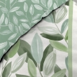 Parure de lit Eleonore - Housse de couette 240 x 220 cm + Drap-housse sauge 140x190 cm, image n° 3
