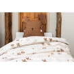 Parure de lit (housse de couette + 2 taies d'oreiller) 240 x 220 cm coton imprimé Pompon, image n° 1