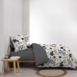 Parure de Lit Scarlett Gris 240 x 220 cm + Drap-Housse 140x190 cm Blanc, image n° 5