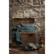 Parure Drap Housse 140 x 190 cm + 2 Taies 60x60 cm 100% Lin Fran&ccedil;ais - Ardoise, image n° 5