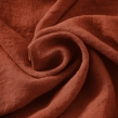 Parure Drap Housse 140 x 190 cm + 2 Taies 60x60 cm 100% Lin Fran&ccedil;ais - Paprika, image n° 6