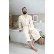 peignoir kimono mixte l/xl gaze de coton unie gaïa pampa, image n° 2