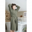 peignoir kimono mixte l/xl gaze de coton unie gaïa romarin, image n° 3