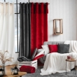 Plaid 125 x 150 cm imitation fourrure caresse Rouge, image n° 4
