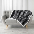 Plaid 125 x 150 cm imitation fourrure/sherpa grizzly Gris, image n° 1
