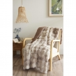 Plaid 125 x 150 cm Polyester fausse fourrure ASTRA Taupe, image n° 2