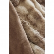 Plaid 125 x 150 cm Polyester fausse fourrure ASTRA Taupe, image n° 3