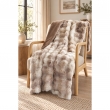 Plaid 125 x 150 cm Polyester fausse fourrure ASTRA Taupe, image n° 1
