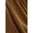 Plaid 125 x 150 cm Polyester tricot uni OLYMPIA Camel, image n° 3