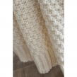 Plaid 125 x 150 cm Polyester tricot uni OLYMPIA Ivoire, image n° 3