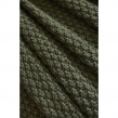 Plaid 125 x 150 cm Polyester tricot uni OLYMPIA Kaki, image n° 4