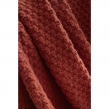 Plaid 125 x 150 cm Polyester tricot uni OLYMPIA Terracotta, image n° 4