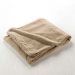 Plaid 180 x 220 cm en bouclette unie - Modèle Wooly Beige, image n° 3