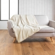 Plaid chaud 125 x 150 cm bouclette unie Wooly Naturel, image n° 1