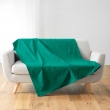 Plaid enroulable 180 x 220 cm polycoton Lucile Emeraude, image n° 2