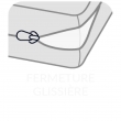 R&eacute;nove matelas 140 x 190 cm maille extensible RENA Gris, image n° 4
