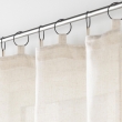 Rideau a anneaux 140 x 240 cm polyester/lin uni Pauline, image n° 2