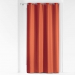 Rideau &Agrave; &OElig;illets 140 x 260 cm Polyester Uni Essentiel - Terracotta, image n° 1