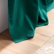 Rideau &Agrave; &OElig;illets 140 x 260 cm Polyester Uni Essentiel - Vert &eacute;meraude, image n° 4