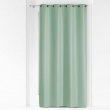 Rideau &Agrave; &OElig;illets 140 x 260 cm Polyester Uni Essentiel - Vert sauge, image n° 1