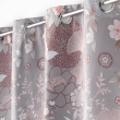 Rideau a oeillets 135 x 260 cm 100% occultant/microfibre imp. yokahama Gris, image n° 2