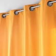 Rideau a oeillets 135 x 260 cm coton recycl&eacute; Twily Jaune, image n° 4
