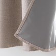 Rideau a oeillets 140 x 180 cm 100% occultant thermique Crepuscule Beige, image n° 4