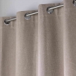Rideau a oeillets 140 x 180 cm 100% occultant thermique Crepuscule Beige, image n° 6