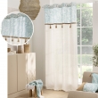 Rideau a oeillets 140 x 240 cm coton/polyester + pompon Hera, image n° 3