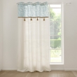 Rideau a oeillets 140 x 240 cm coton/polyester + pompon Hera, image n° 1