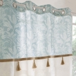 Rideau a oeillets 140 x 240 cm coton/polyester + pompon Hera, image n° 2