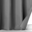 Rideau a oeillets 140 x 260 cm 100% occultant/microfibre unie obscure Anthracite, image n° 4