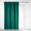 Rideau a oeillets 140 x 260 cm 100% occultant/microfibre unie obscure Emeraude, image n° 1
