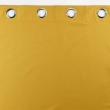 Rideau a oeillets 140 x 260 cm 100% occultant/microfibre unie obscure Jaune, image n° 3