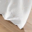 Rideau &agrave; Oeillets (140 x 260 cm) ECLAT Blanc, Occultant Imprim&eacute; M&eacute;tallis&eacute;, image n° 3