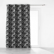 Rideau a oeillets 140 x 260 cm jacquard Medicis Noir, image n° 1