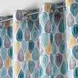Rideau a oeillets 140 x 260 cm polyester imprime palpito Blanc, image n° 2